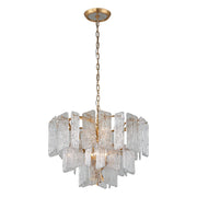 Royal Gold Glass Chandelier