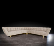 Sectional with Gold Base
