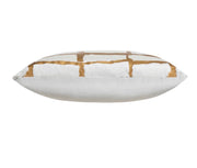 Ollie White & Gold Pillow