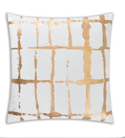 Ollie White & Gold Pillow