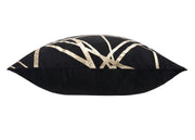 Rita Black and Gold Euro Sham