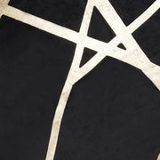 Rita Black and Gold Euro Sham