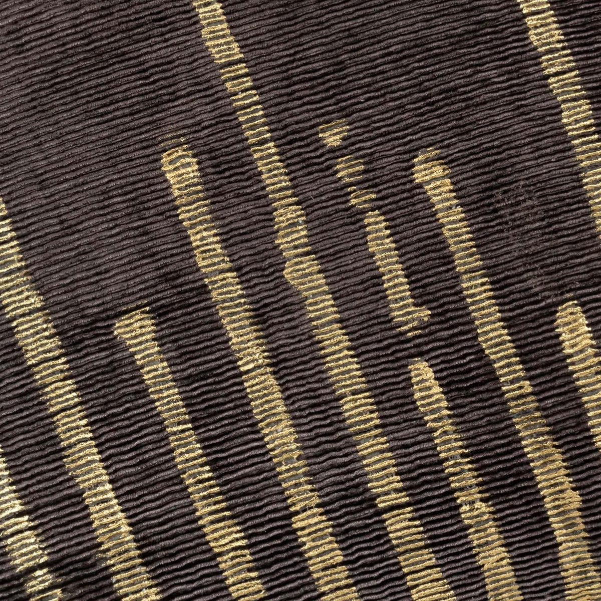 Addy Charcoal Gold Velvet Pillow