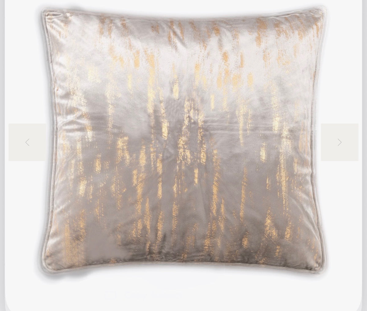 Ari Gray Gold Euro Sham
