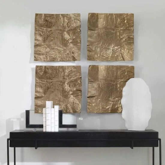 Metal Wall Decor Gold
