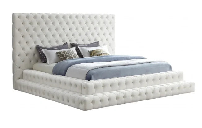 Regis king velvet bed
