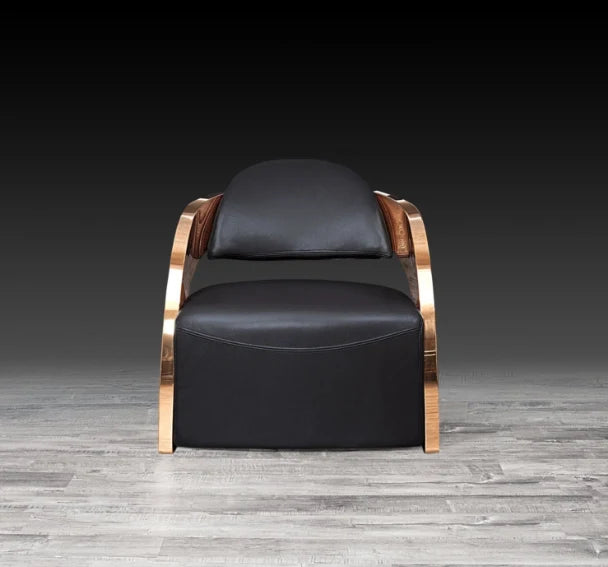 Betta Rose Gold Accent Chair