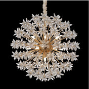 18 Light Crystal Ball Chandelier Round