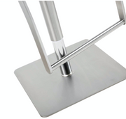 Shell White Adjustable Barstool Set of 2