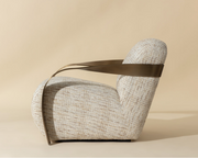 Anestasia  Lounge Chair Antique Brass