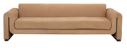 Bovine Tan Leather Sofa
