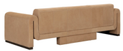 Bovine Tan Leather Sofa