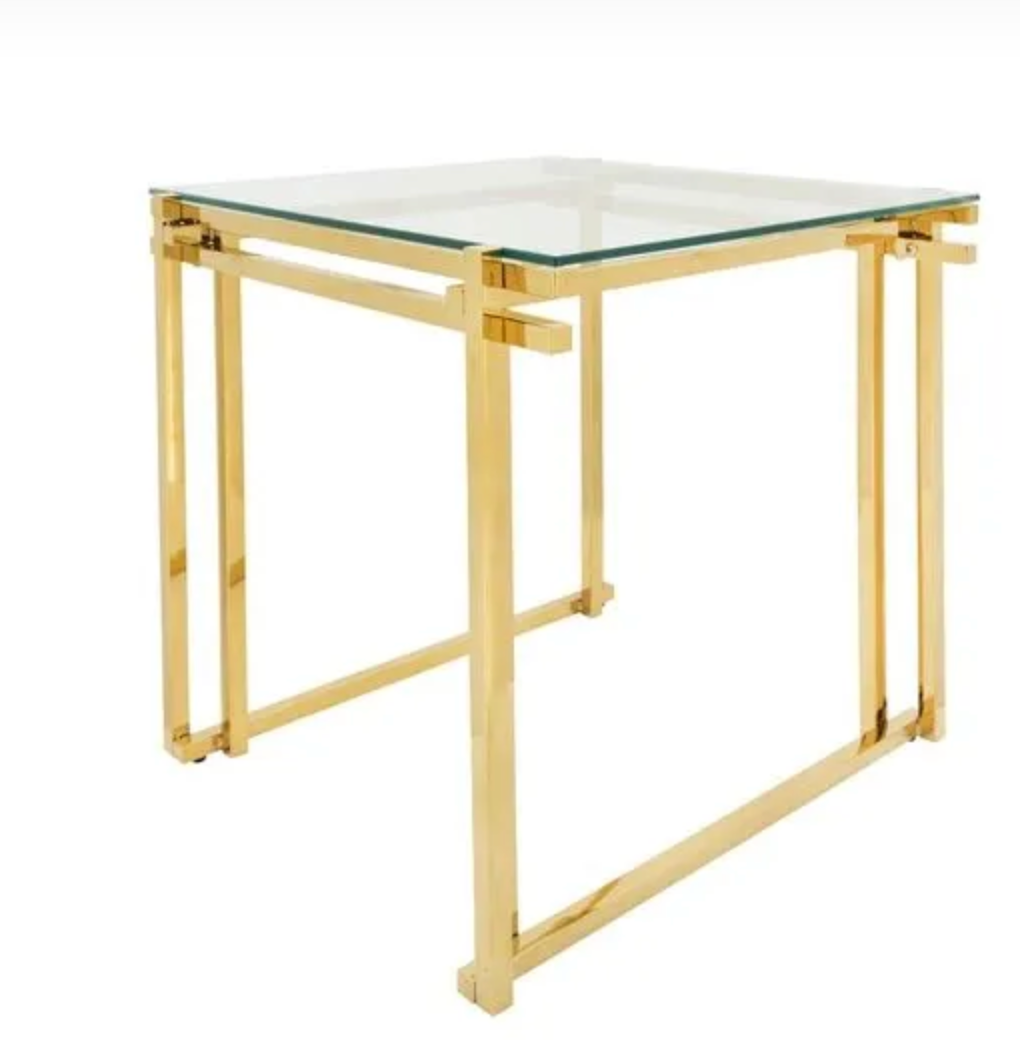 Misty Gold End Table