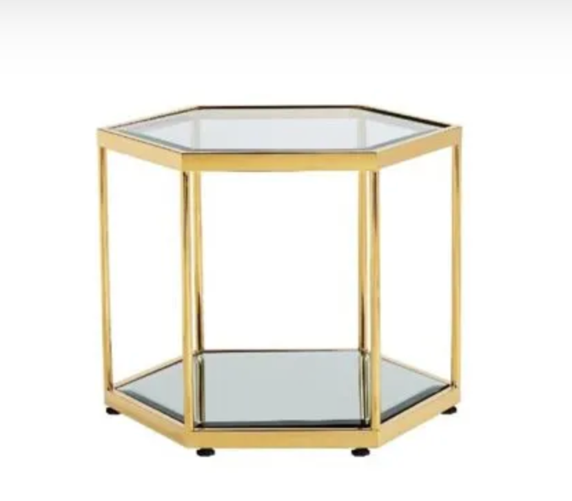 Hexagon End Table