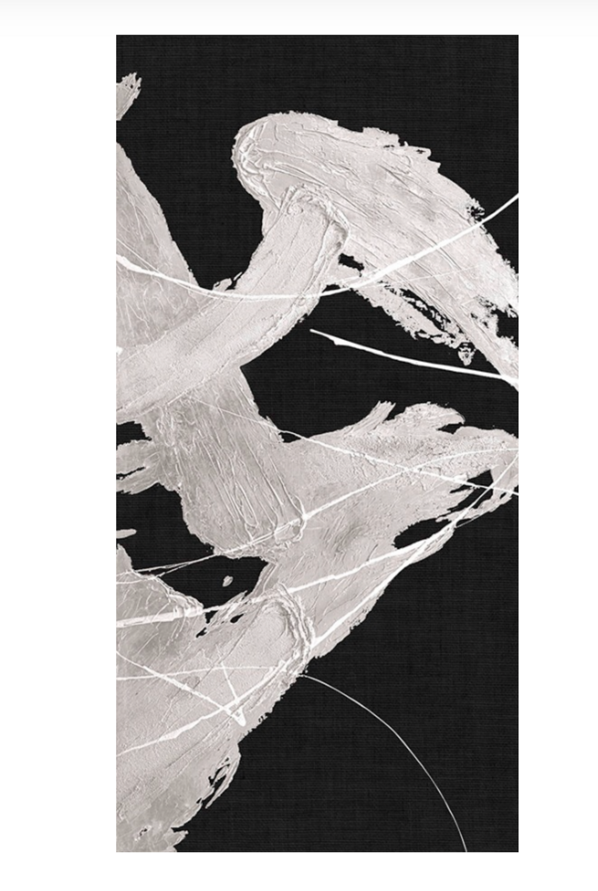 Black & Silvery Whirlwind 3 Framed Artwork