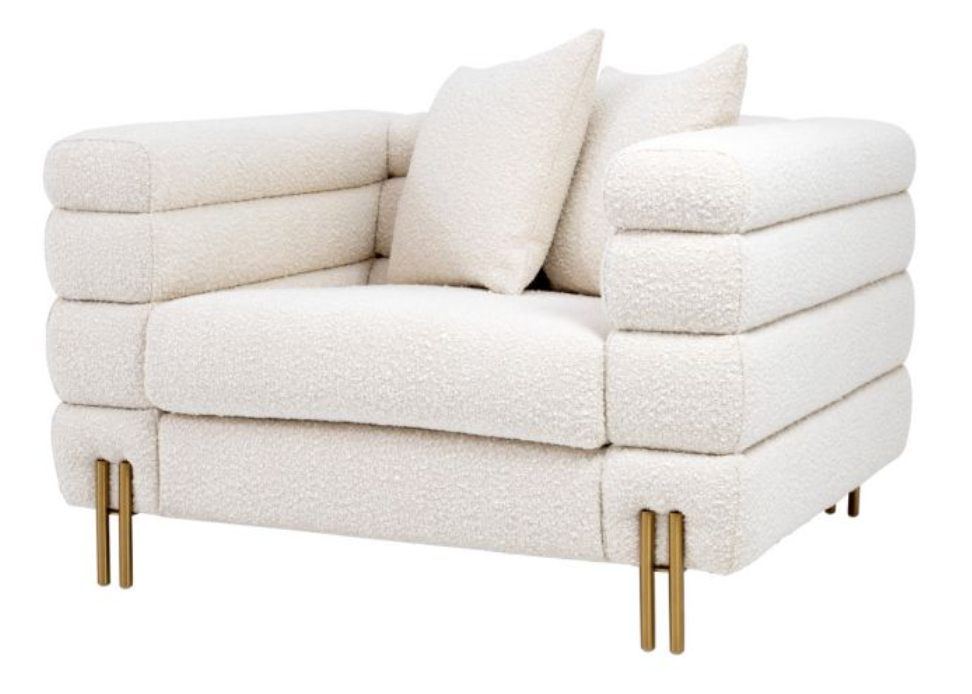 Chair York Cream Bouclé