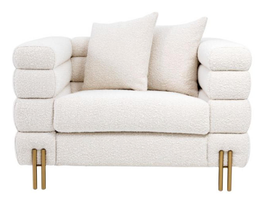 Chair York Cream Bouclé