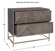Armistead 2 Drawer Chest