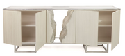 John Richard Terra Four Door Credenza White