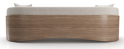 Caracole Fleur Wood Back Sofa