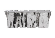 Freeform Root Bench, Silver Leaf