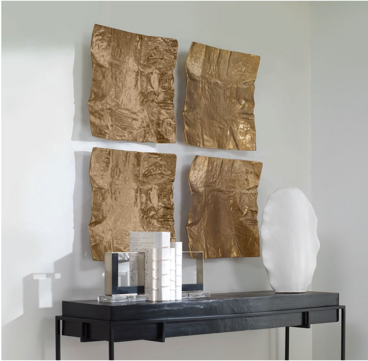 Metal Wall Decor Gold
