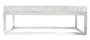 Bernhardt Square Arctic Acrylic Top Coffee Table