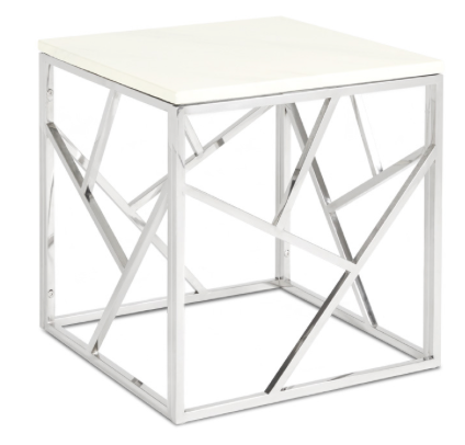 Carol Faux Marble Top Carole End Table