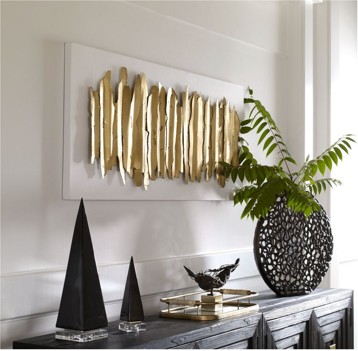 Liv Metal Wall Decor, White
