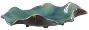 Aqua Ceramic Indoor-Outdoor Wall Decor Set of 3