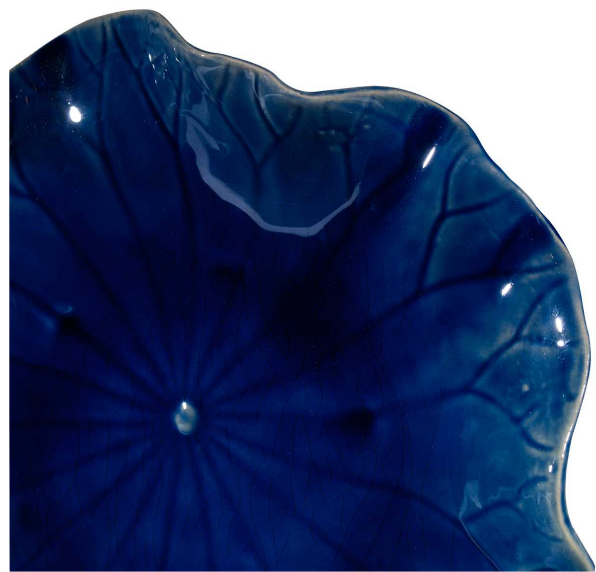 Cobalt Ceramic Indoor-Outdoor Wall Decor Set of 3