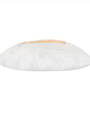 Veronica Ivory Gold Velvet Pillow