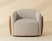 Cane Swivel Lounge Chair