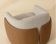 Cane Swivel Lounge Chair