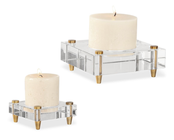 Claire Candleholders S/2