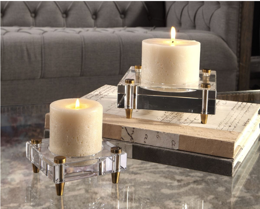 Claire Candleholders S/2