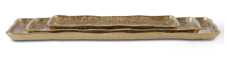 Artisan Trays Antique Gold S/3