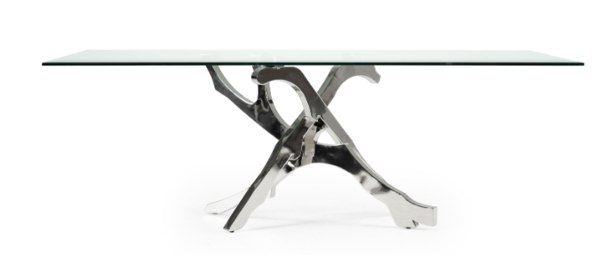 Lucy Silver Dining Table