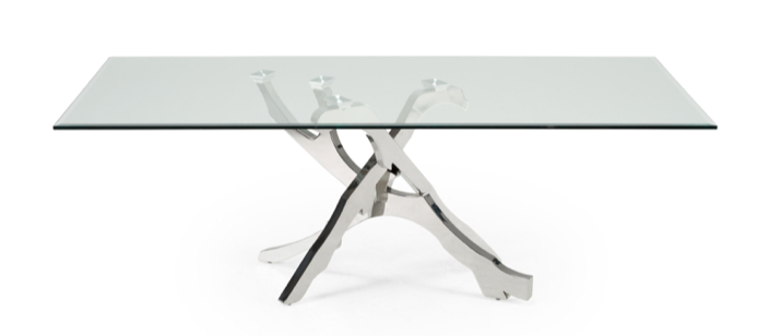 Lucy Silver Dining Table