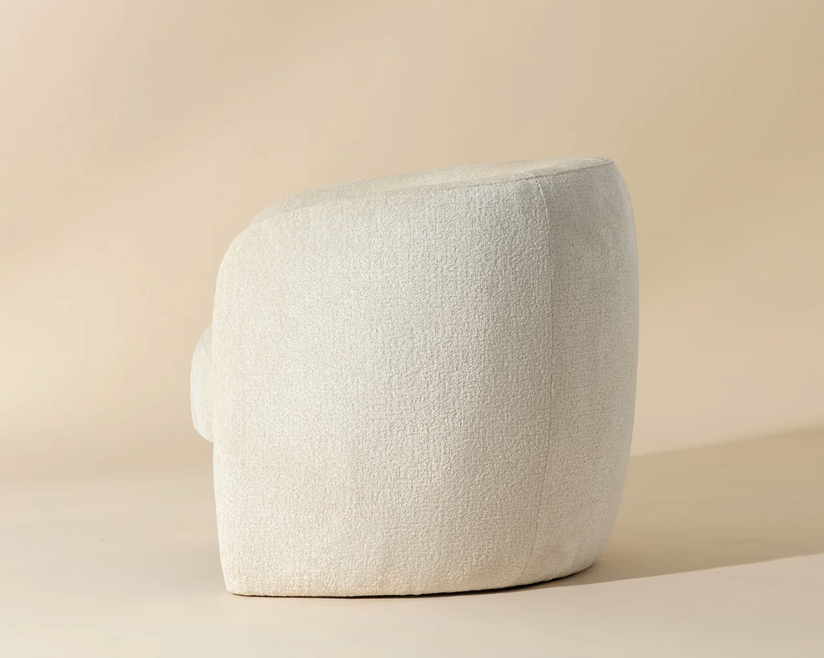 Mica Bergen Ivory Lounge Chair