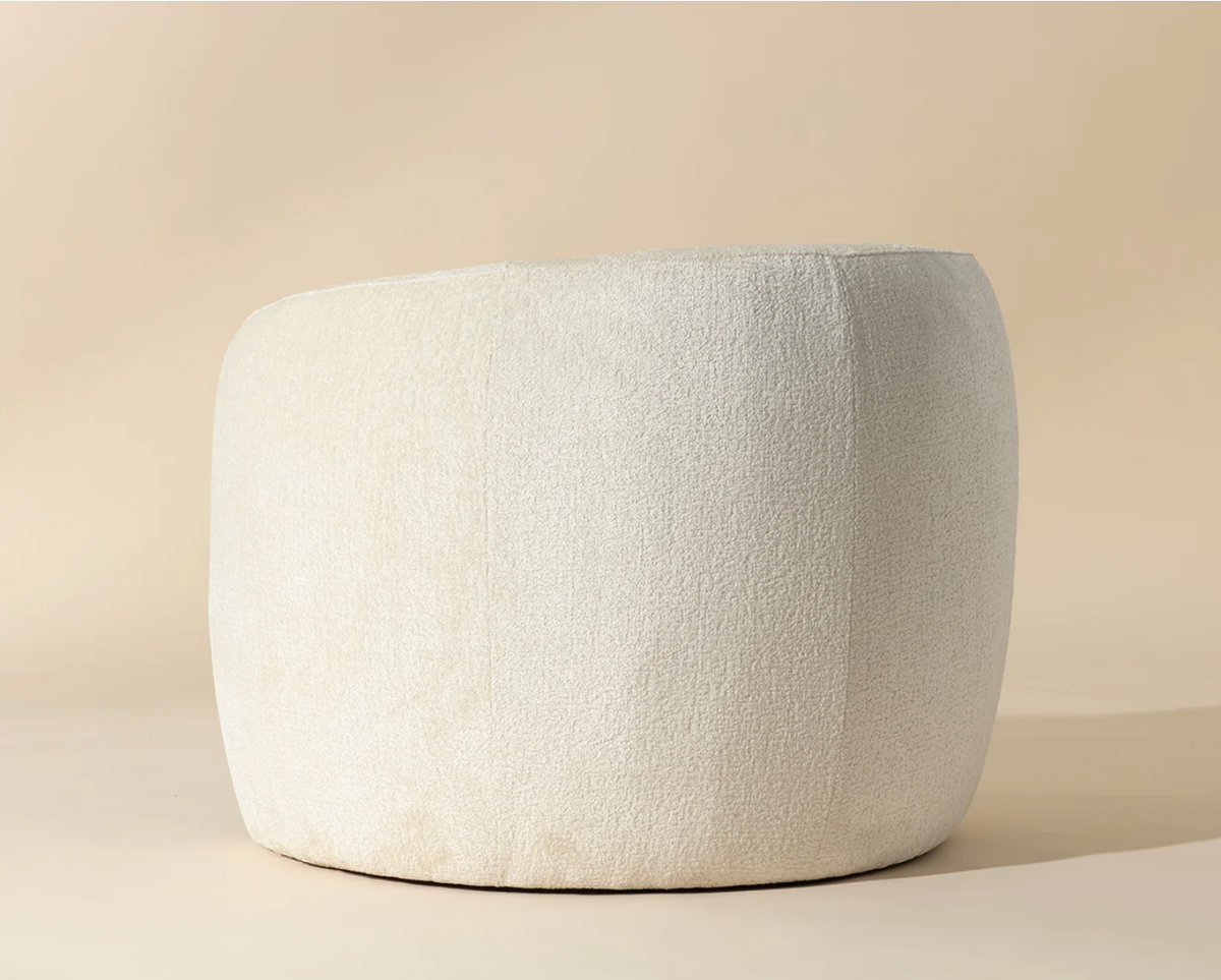 Mica Bergen Ivory Lounge Chair