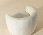 Mica Bergen Ivory Lounge Chair