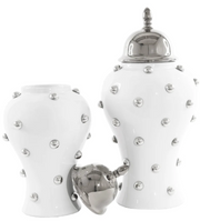 Pop Silver Ginger Jar Vase Large