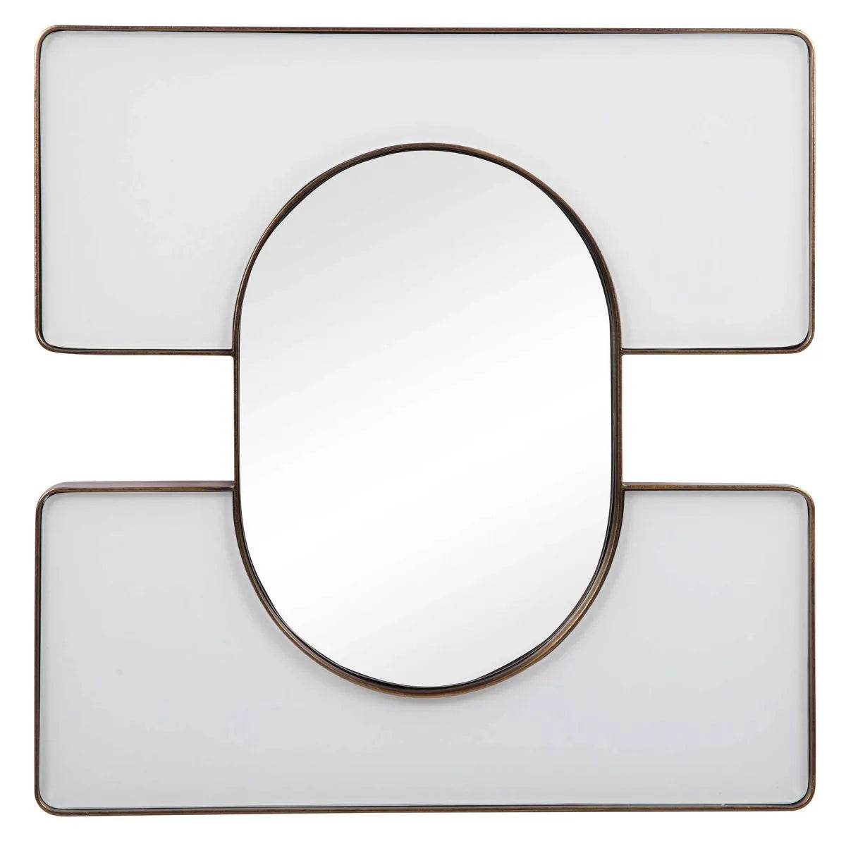 Embrace White & Gold Mirrors