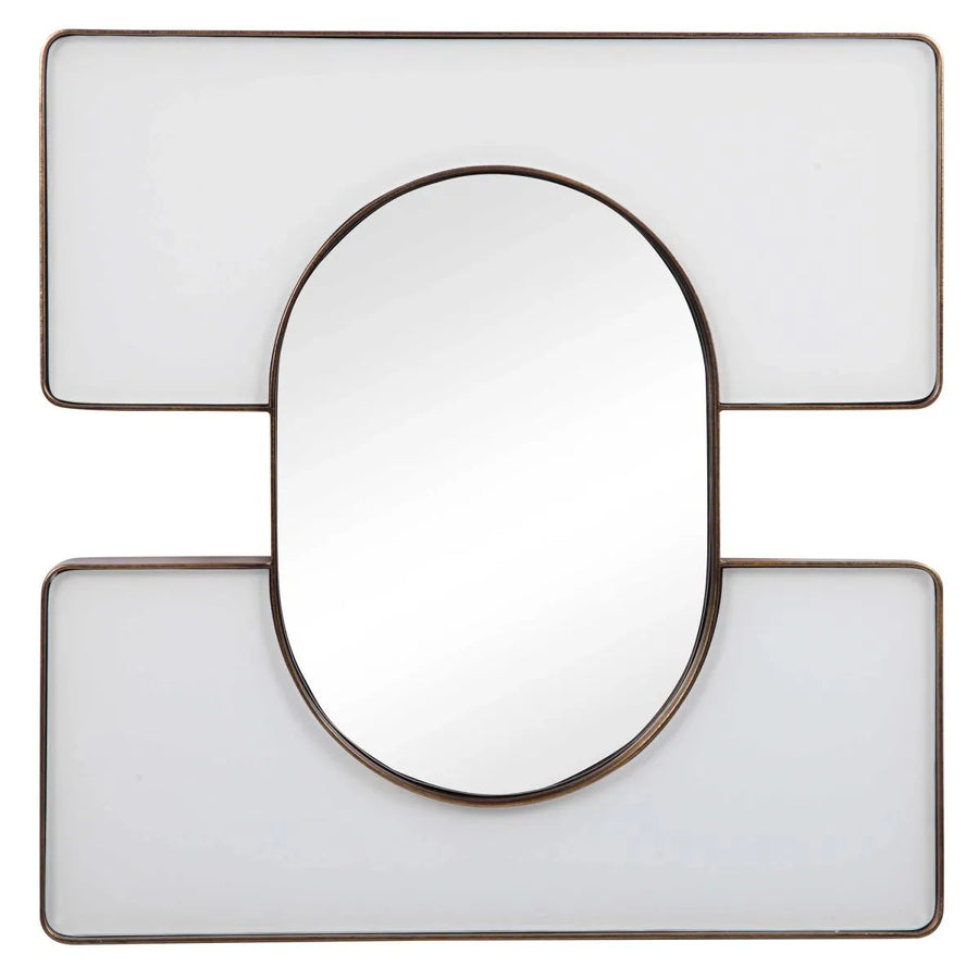 Embrace White & Gold Mirrors