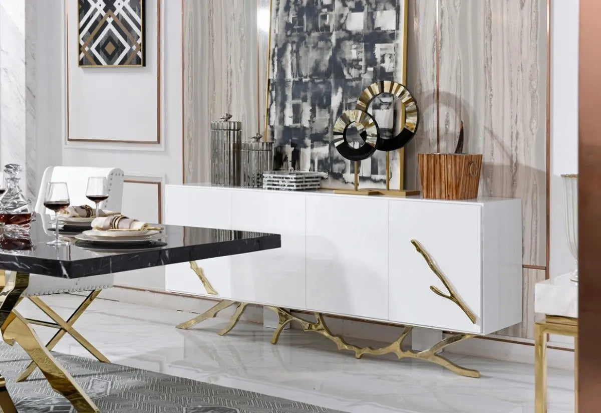 Spector White & Gold Buffet