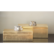 Set of 2 Luxe Gold Boxes