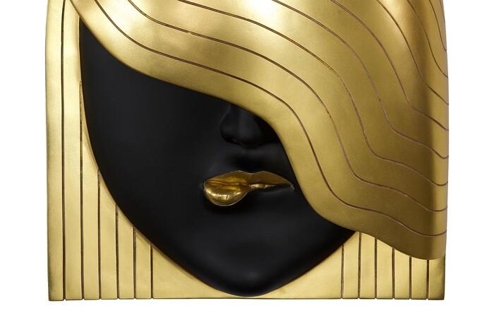 Black & Gold Face Left Wave LG