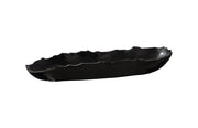 Aragonite Canoe Bowl, Black Small