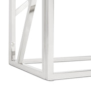 Carol Faux Marble Top Console Table